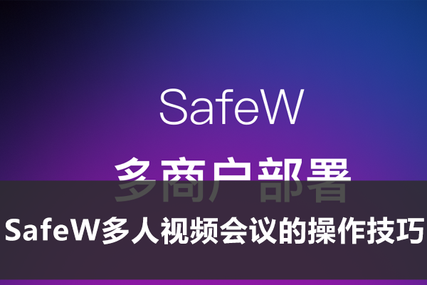 SafeW 多人视频会议