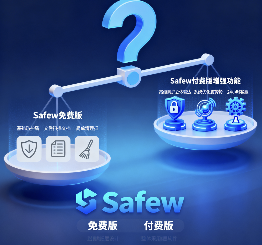 SafeW 免费版 vs 企业版